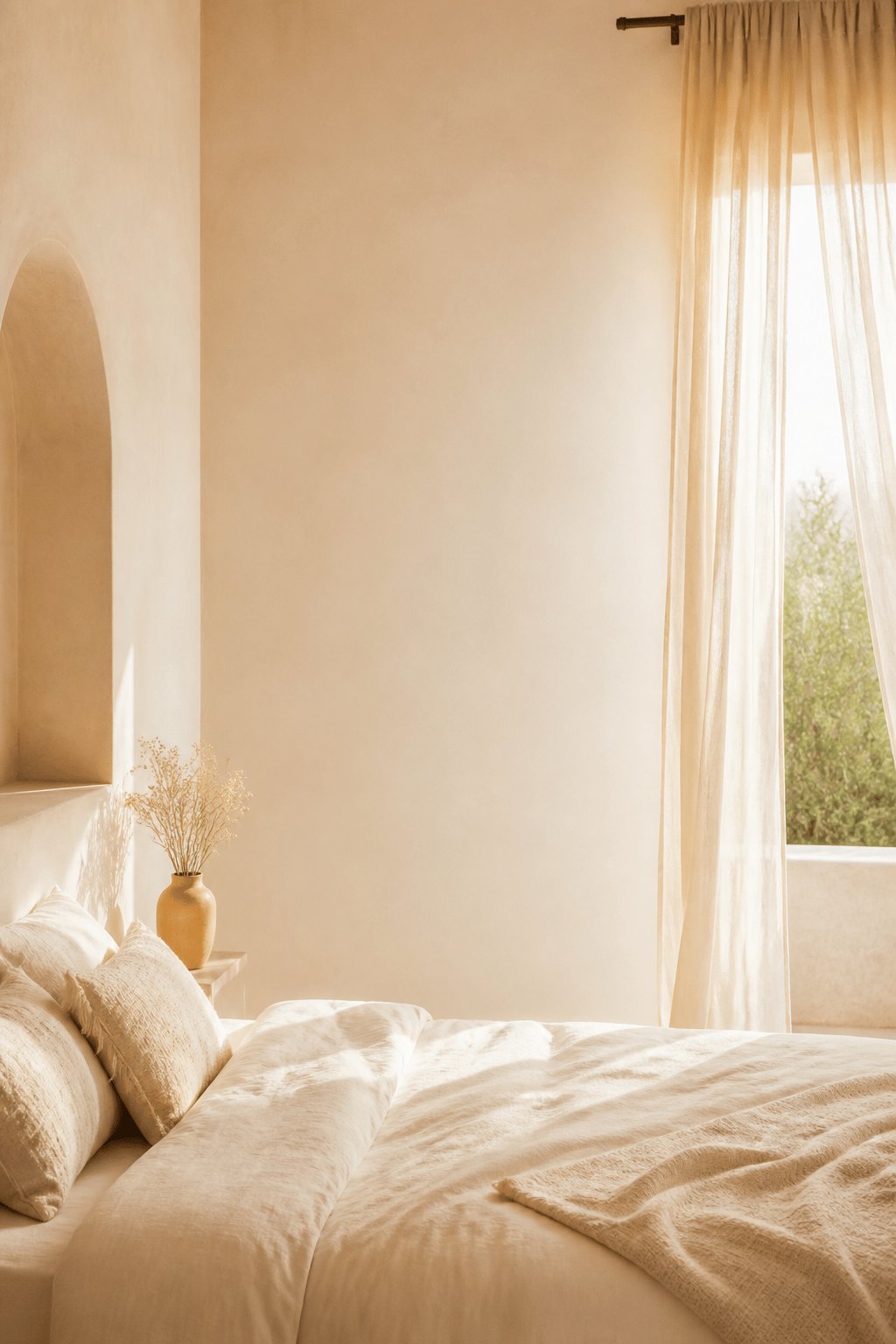 StayCosita boutique suite with soft morning light